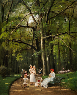 Promenade at the Parc Monceau